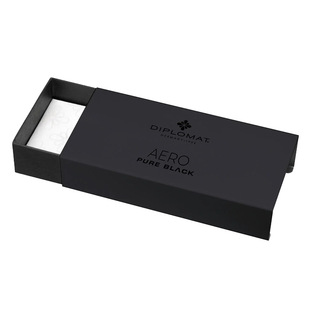 Diplomat Aero Pure Black Special Edition easyFLOW Ballpoint Pen - Image 4