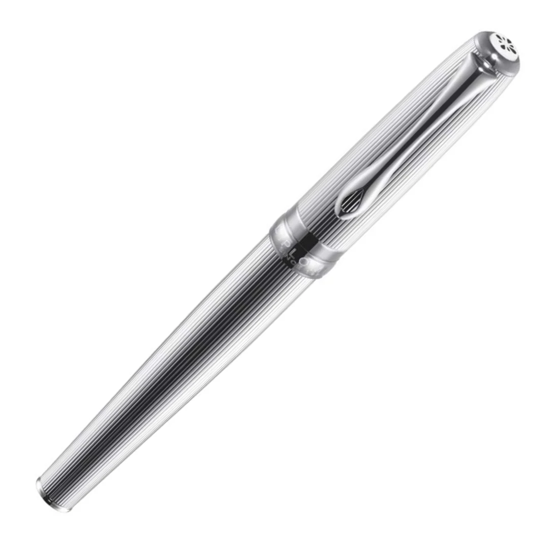 Diplomat Excellence A2 Fountain Pen Guilloche Chrome - Image 3