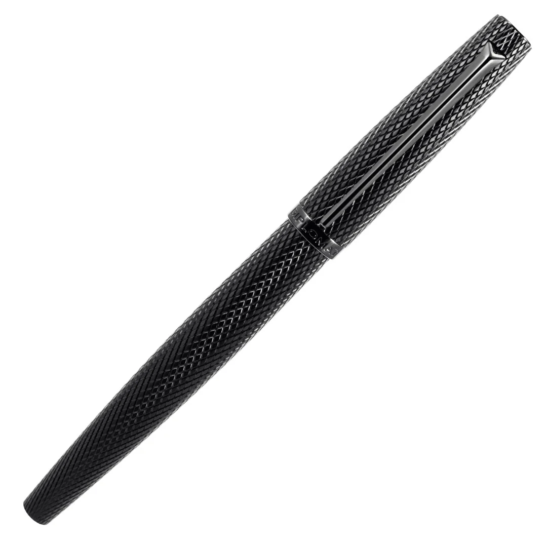 Diplomat Viper Guilloche Fountain Pen Black - Image 3