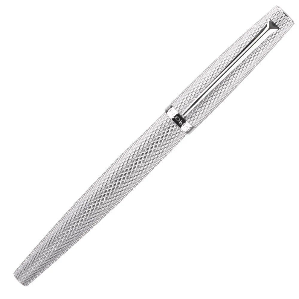 Diplomat Viper Guilloche Fountain Pen Silver - Image 5