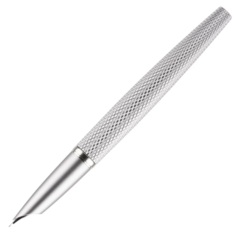 Diplomat Viper Guilloche Fountain Pen Silver - Image 6