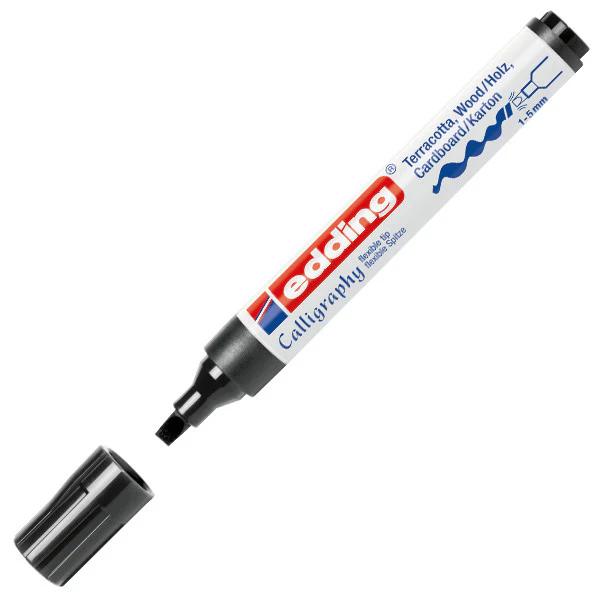 edding 1455 Flexible Nib Calligraphy Marker