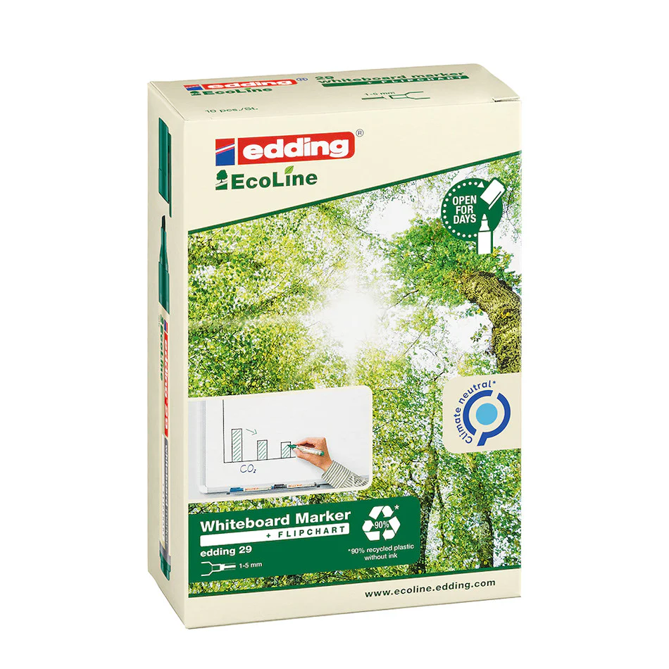 edding EcoLine 29 Whiteboard Marker Set of 4