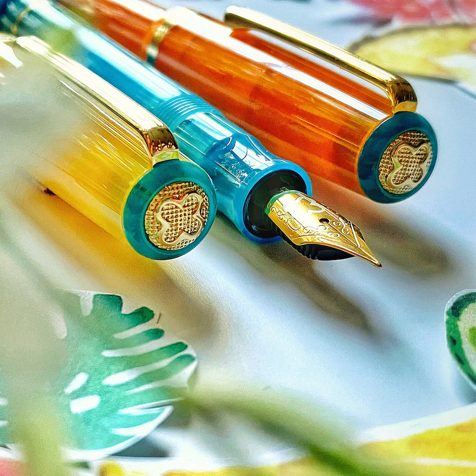 Esterbrook JR Pocket Fountain Pen Orange Sunset - Image 4