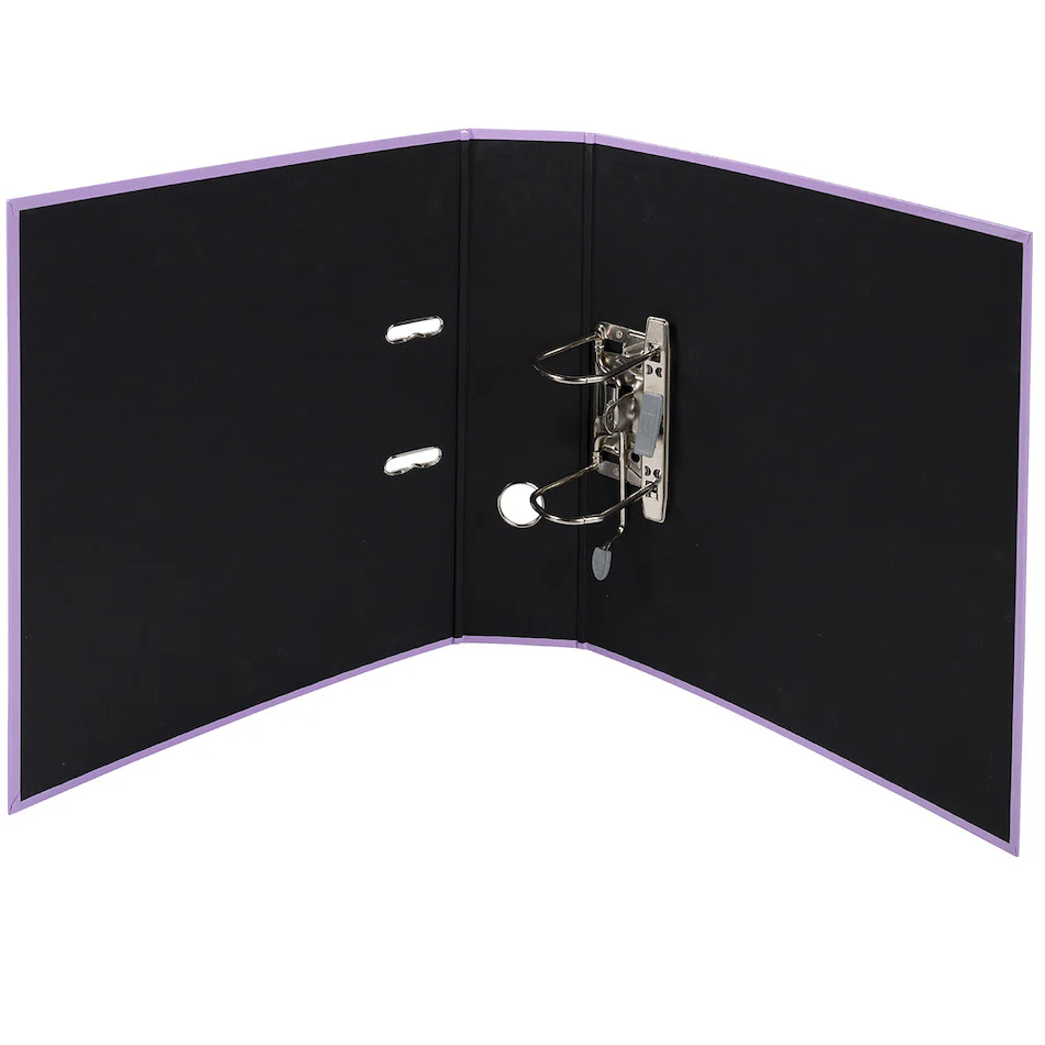 Exacompta Aquarel A4 Lever Arch File Mauve - Image 2