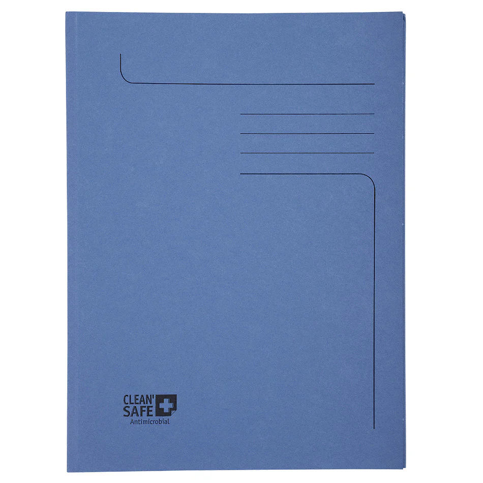 Exacompta Clean'Safe A4 Folder 2 Flap Fold Set of 5
