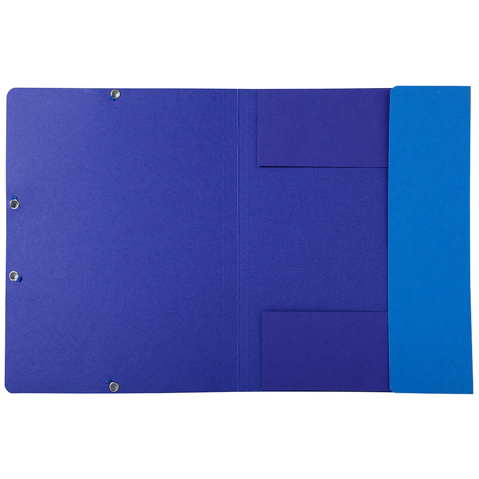 Exacompta Forever Folder 3 Flap Elastic A4 Blue - Image 2