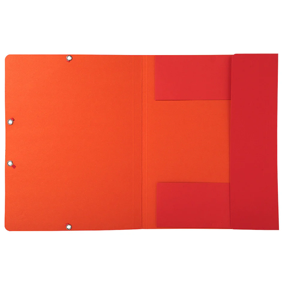 Exacompta Forever Folder 3 Flap Elastic A4 Red - Image 2