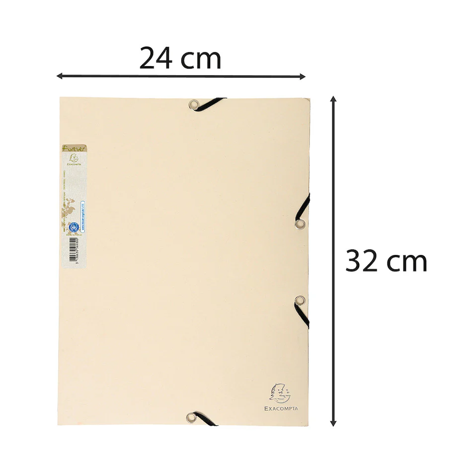 Exacompta Forever Folder 3 Flap Elastic A4 Sand - Image 3