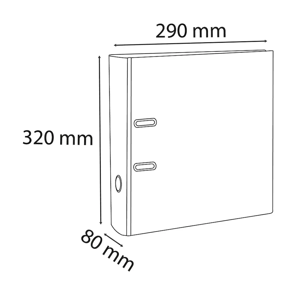 Exacompta Forever Prem'Touch Lever Arch Folder A4 Blue - Image 3