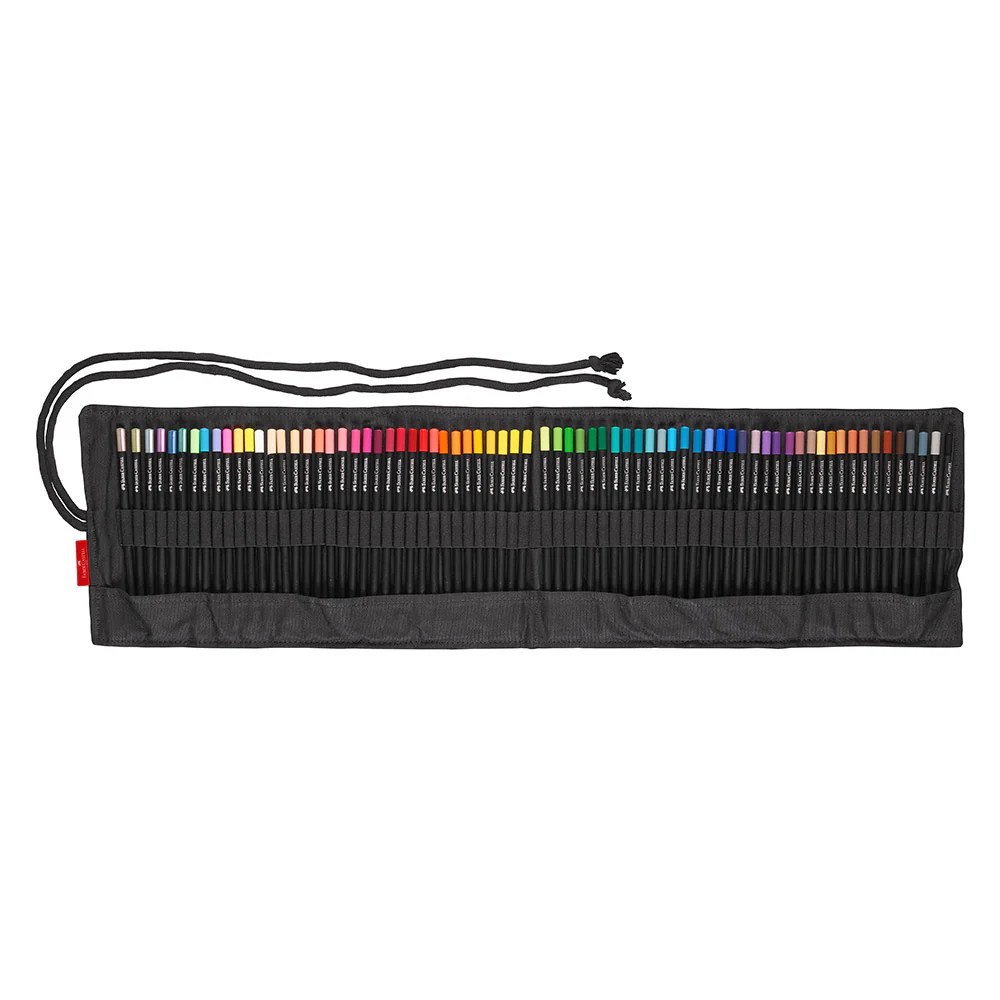 Faber-Castell Black Edition Colour Pencil Roll Set of 72 - Image 3