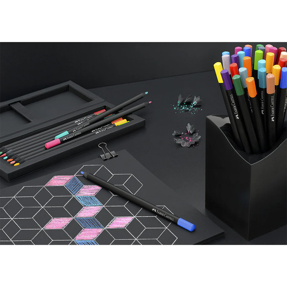 Faber-Castell Colour Pencils Black Edition Set of 24 - Image 3