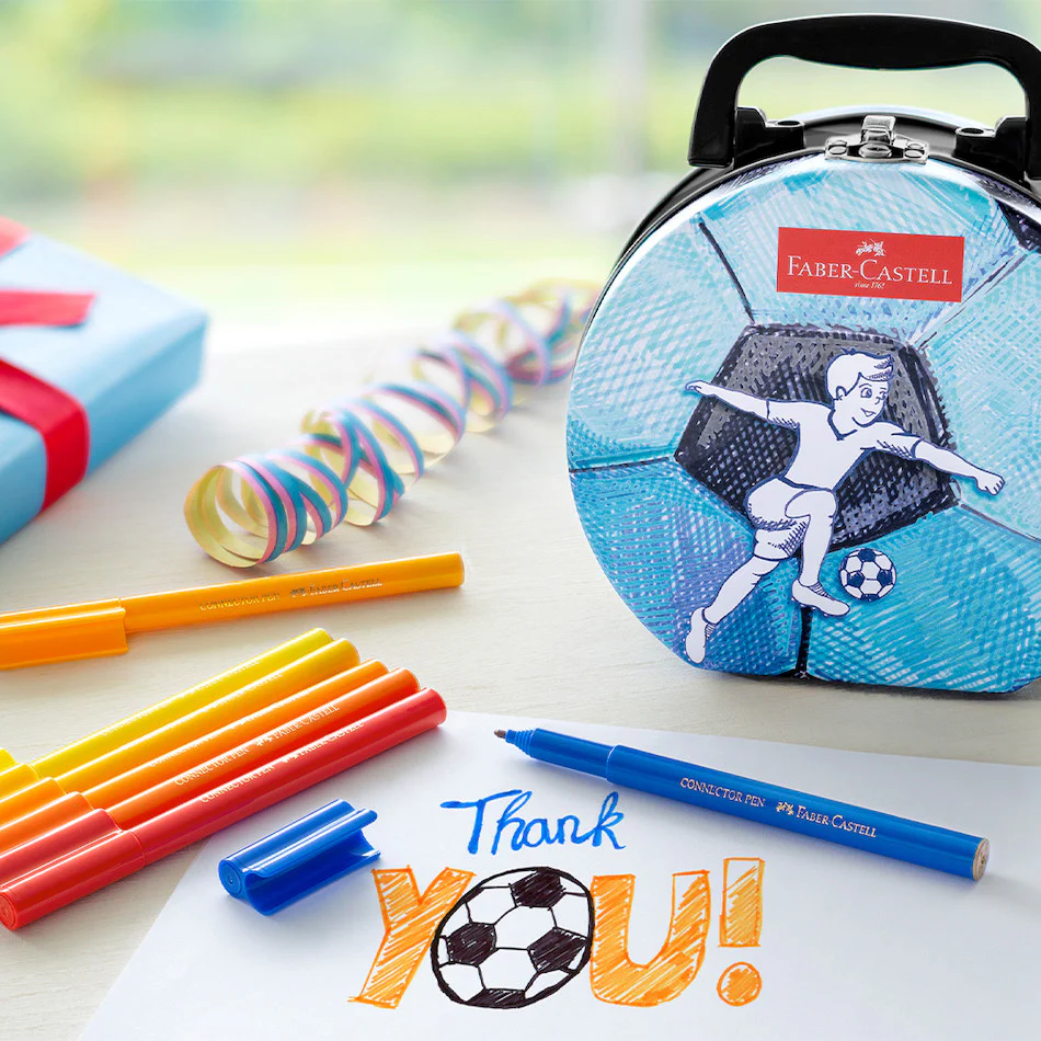Faber-Castell Connector Pen Soccer Suitcase of 33 - Image 4