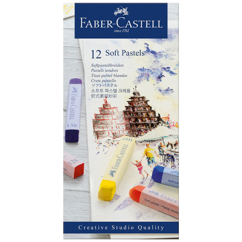 Faber-Castell Creative Studio Soft Pastels Box of 12