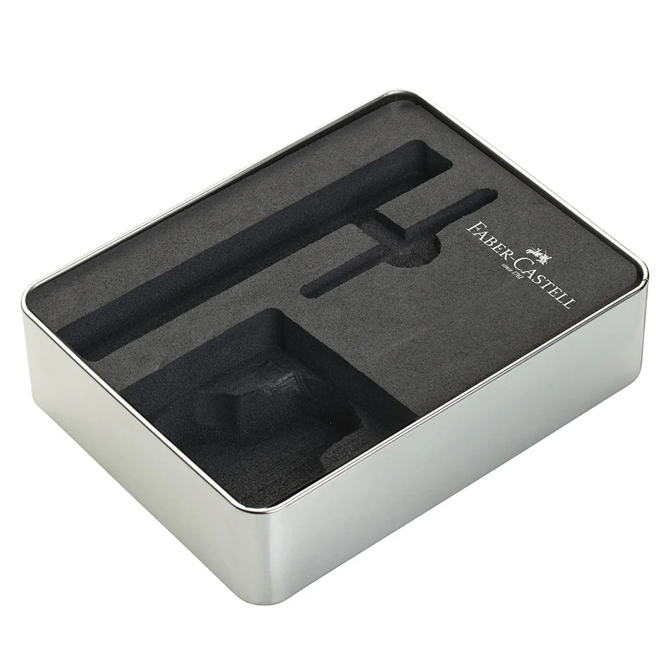 Faber-Castell Empty Tin Box for 1 Pen, Ink and Converter