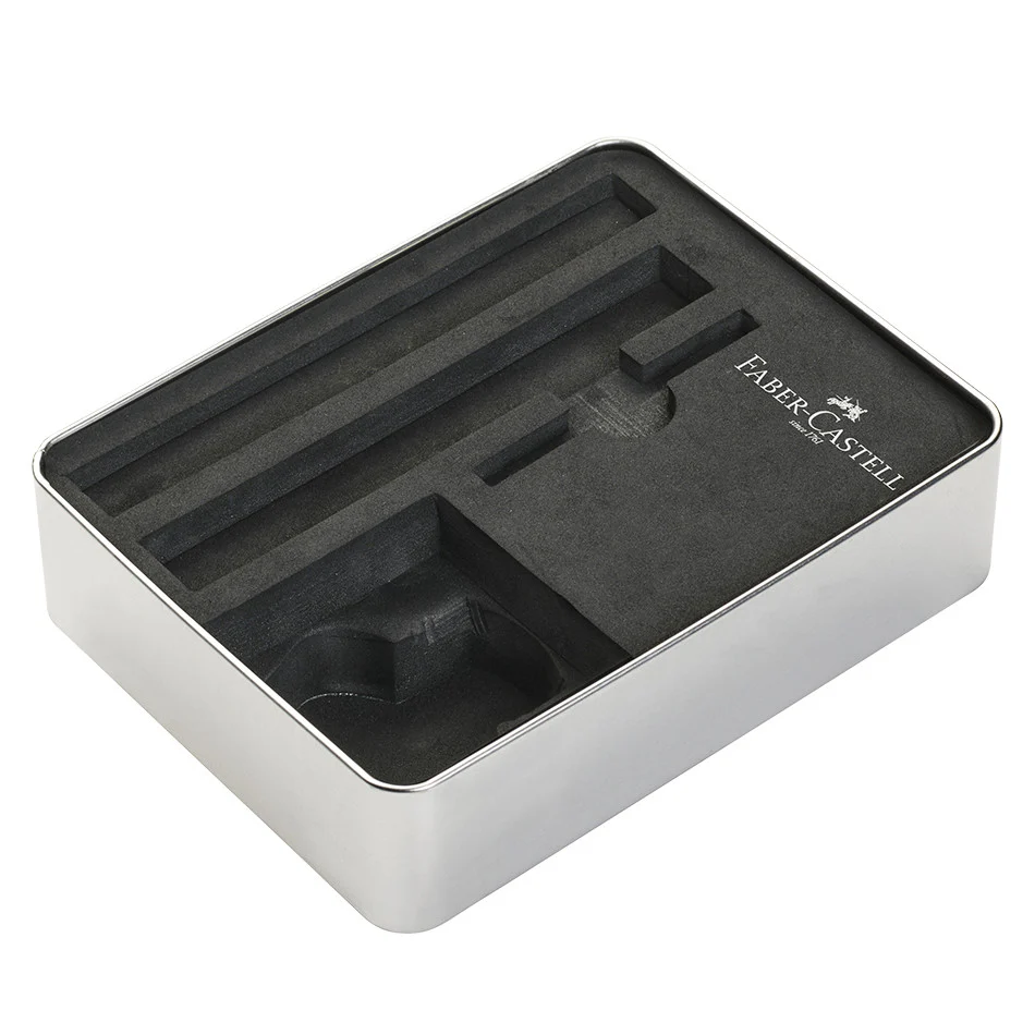 Faber-Castell Empty Tin Box for 2 Pens, Ink and Converter