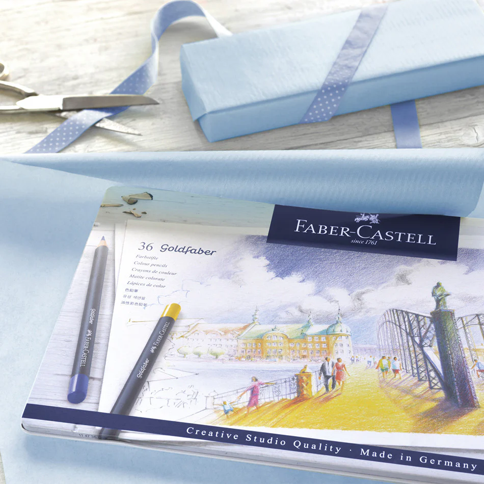 Faber-Castell Goldfaber Colour Pencils Tin of 36 - Image 6