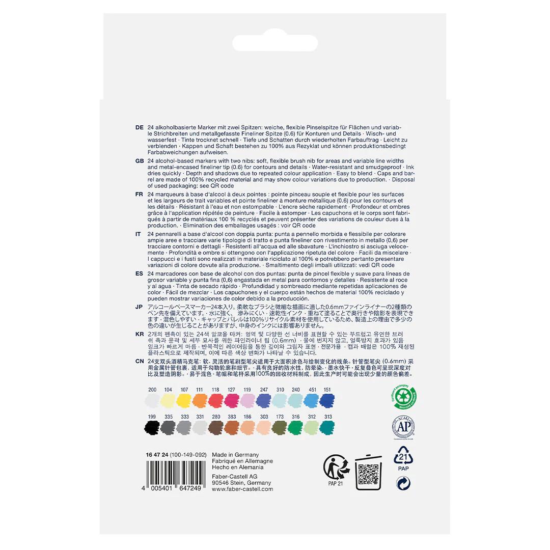 Faber-Castell Goldfaber Sketch Marker Set of 24 - Image 2