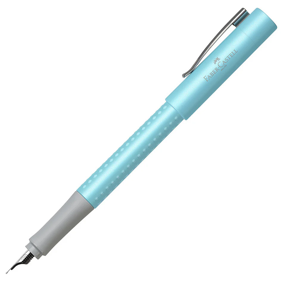 Faber-Castell Grip Pearl Edition Fountain Pen Turquoise