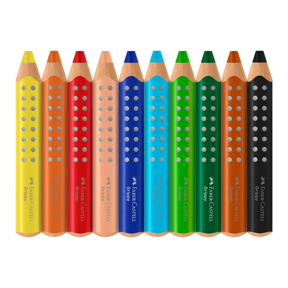 Faber-Castell Grippy Colour Pencil Set Of 10 - Image 2