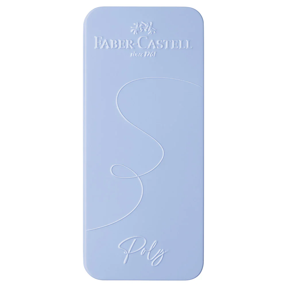 Faber-Castell Poly Fountain Pen and Ballpoint Set Pale Iris - Image 2