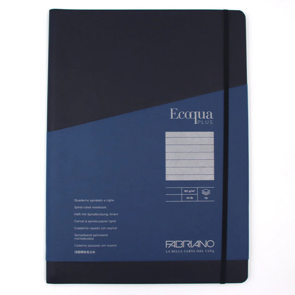 Fabriano EcoQua Plus Hidden Spiral Notebook A5