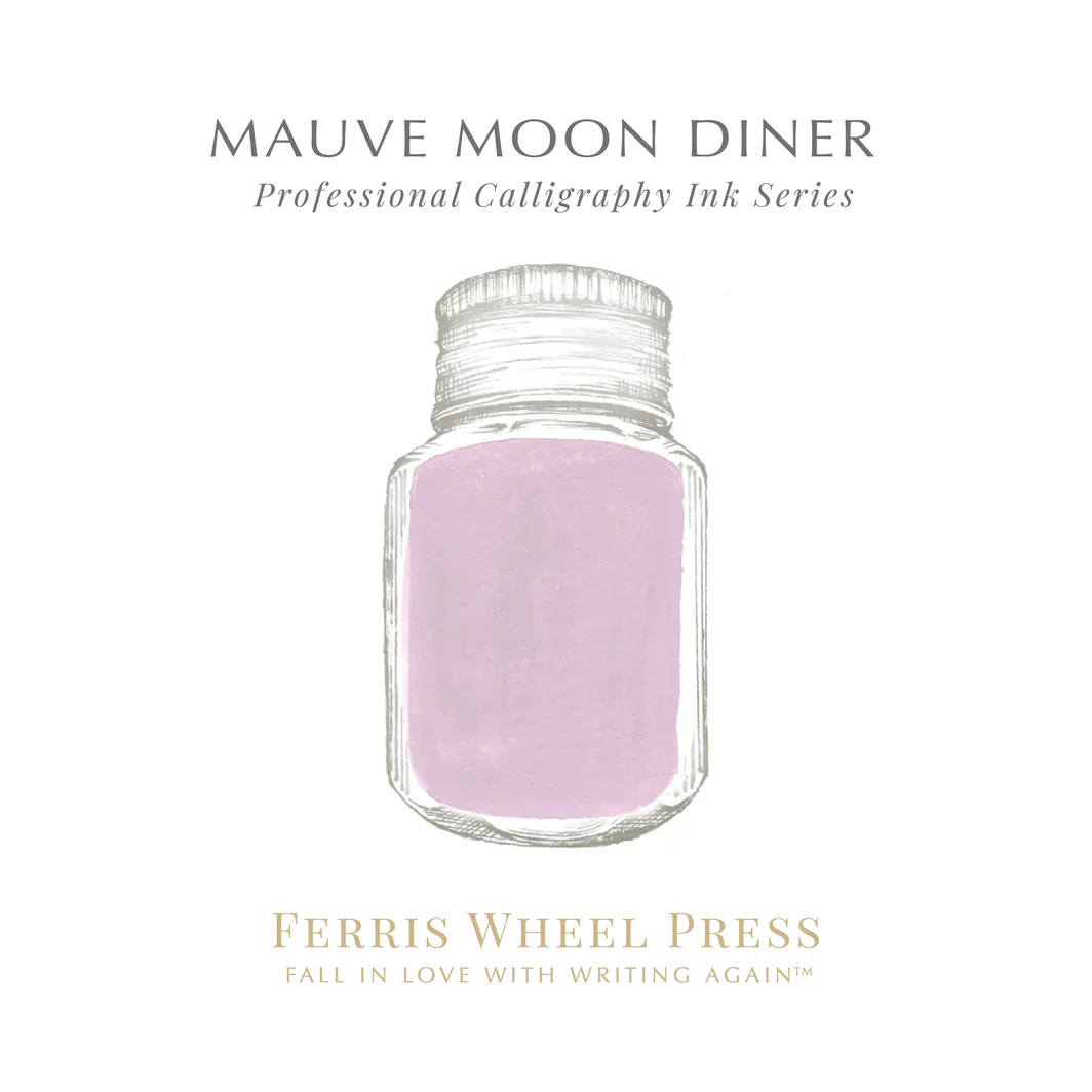 Ferris Wheel Press Calligraphy Ink 28ml Mauve Moon Diner - Image 3