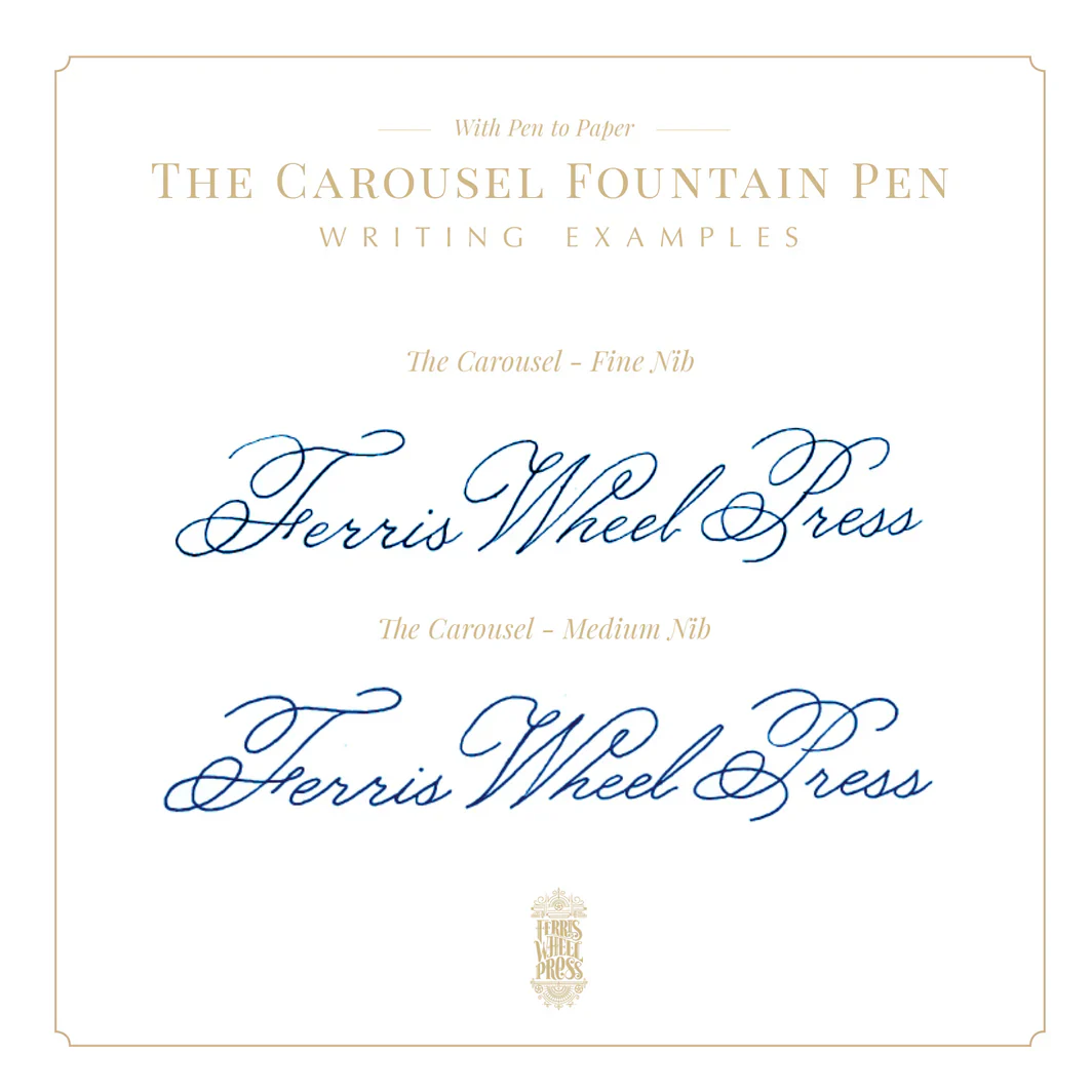 Ferris Wheel Press Carousel Pen Lost In The Leaves - Image 5