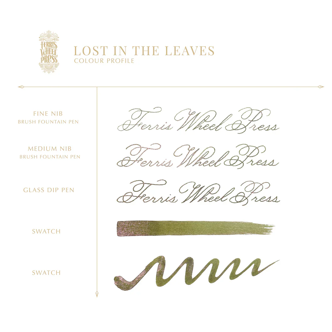 Ferris Wheel Press Ferritales Fountain Pen Ink 10ml Lost In The Leaves - Image 3