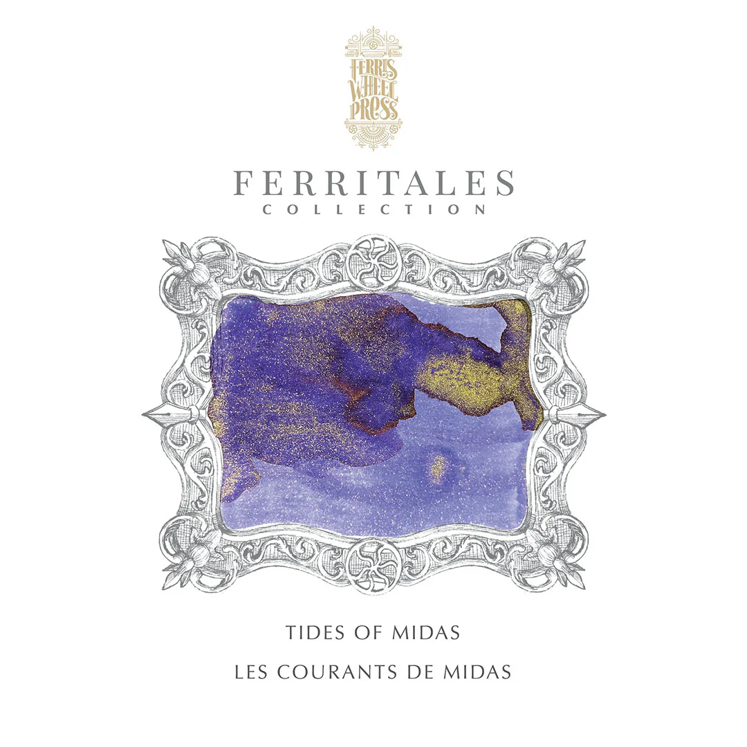 Ferris Wheel Press Ferritales Fountain Pen Ink 10ml Tides of Midas - Image 2