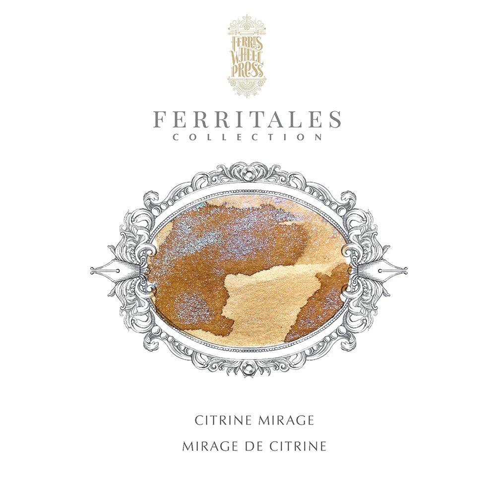 Ferris Wheel Press Ferritales Fountain Pen Ink 20ml Citrine Mirage - Image 2