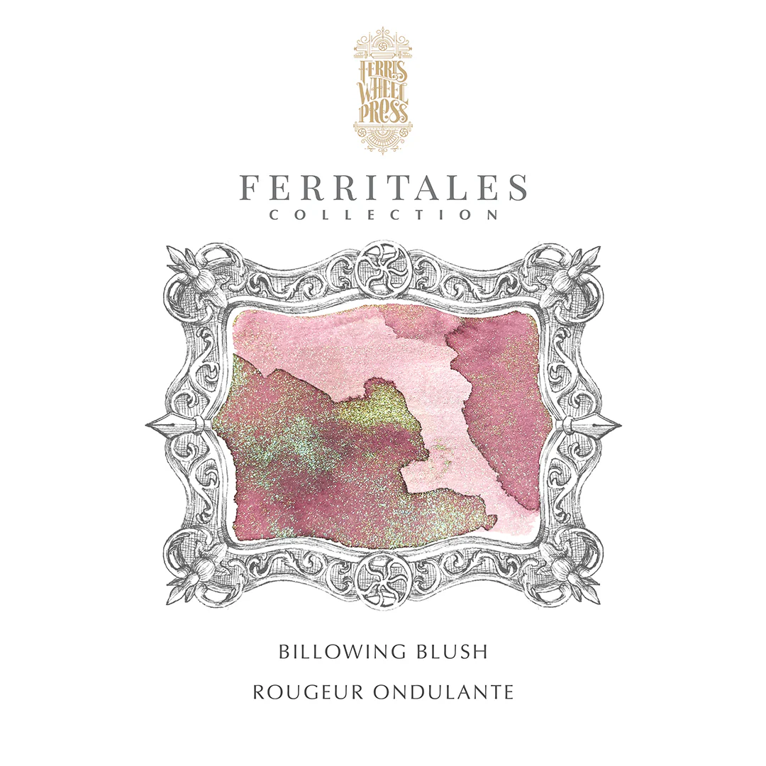Ferris Wheel Press Ferritales Fountain Pen Ink 85ml Billowing Blush - Image 3