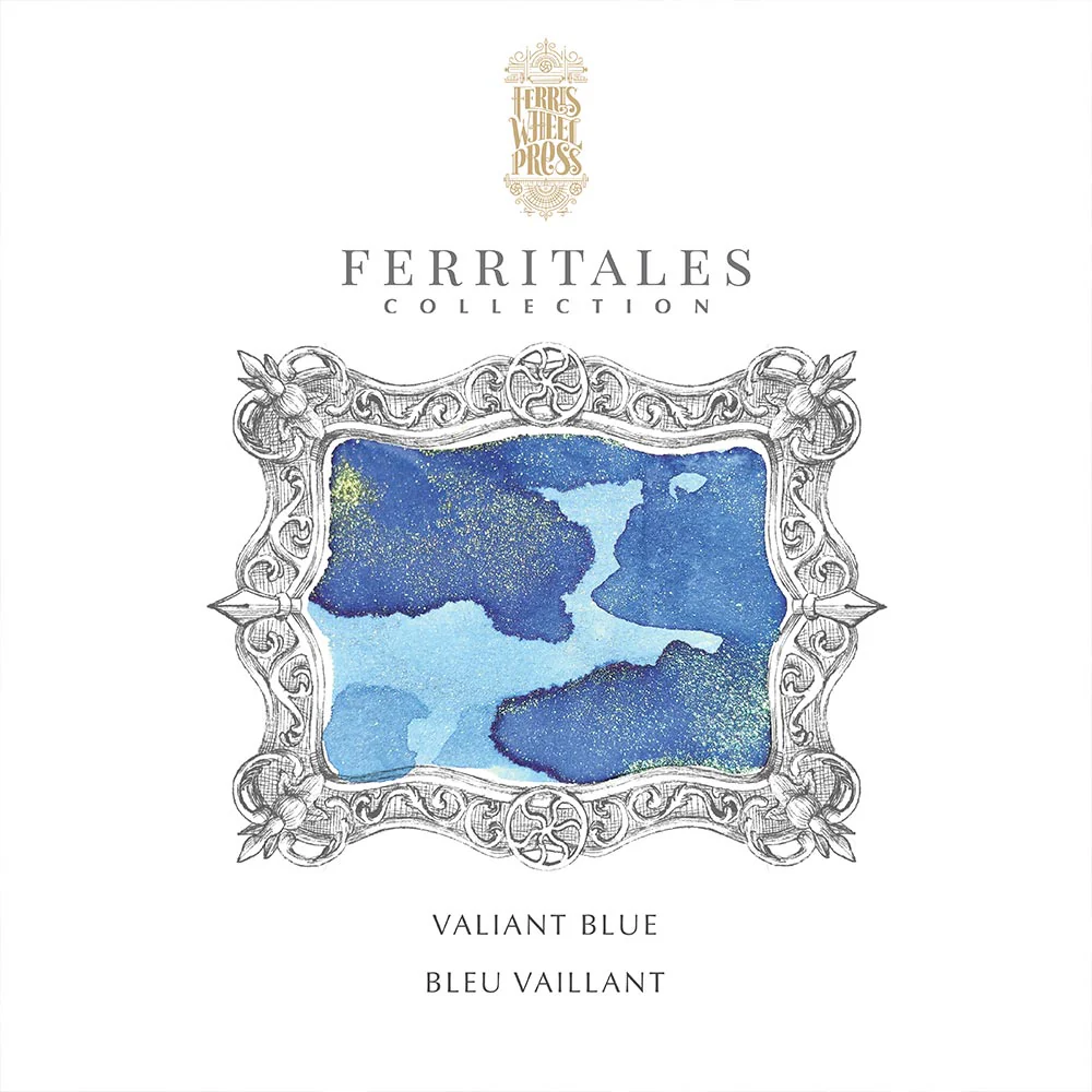 Ferris Wheel Press Ferritales Fountain Pen Ink 85ml Valiant Blue - Image 3