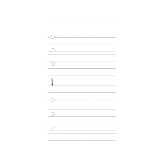 Filofax Notepad Ruled White - Image 2