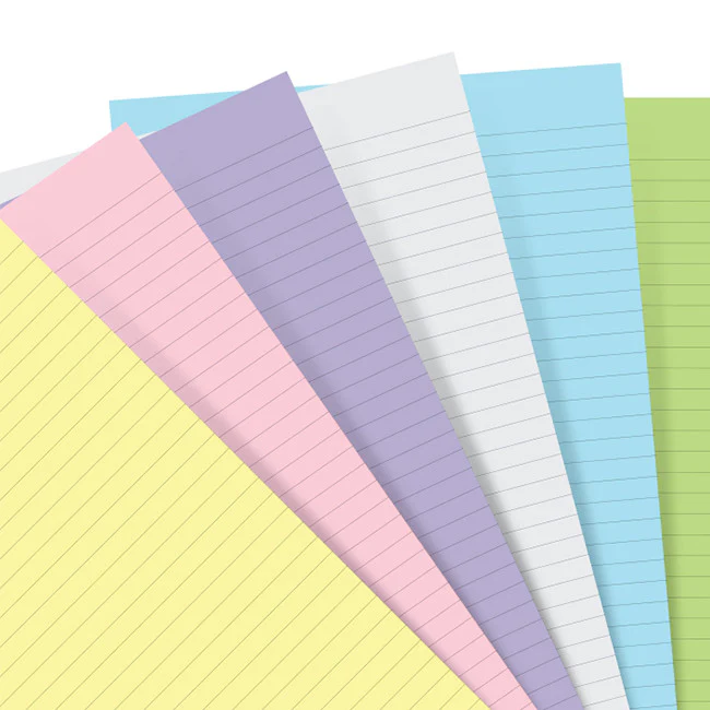 Filofax Personal Refill Paper Assorted Pastel - Image 3
