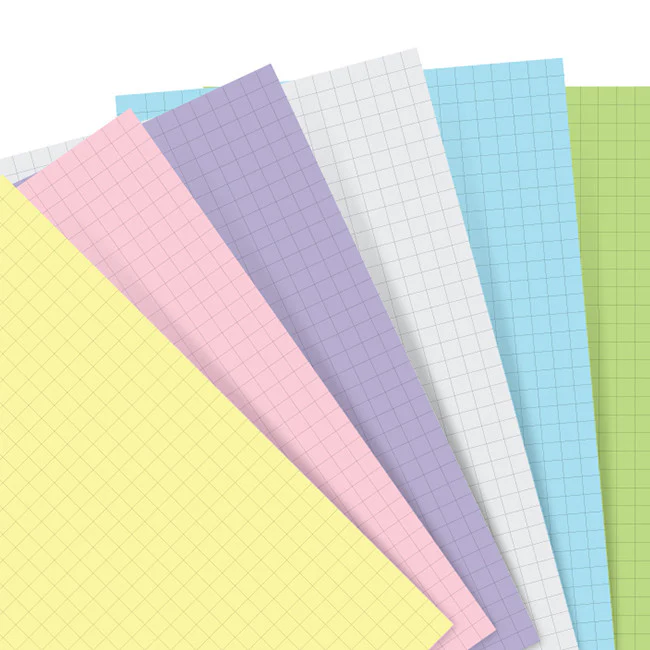 Filofax Personal Refill Paper Assorted Pastel - Image 4