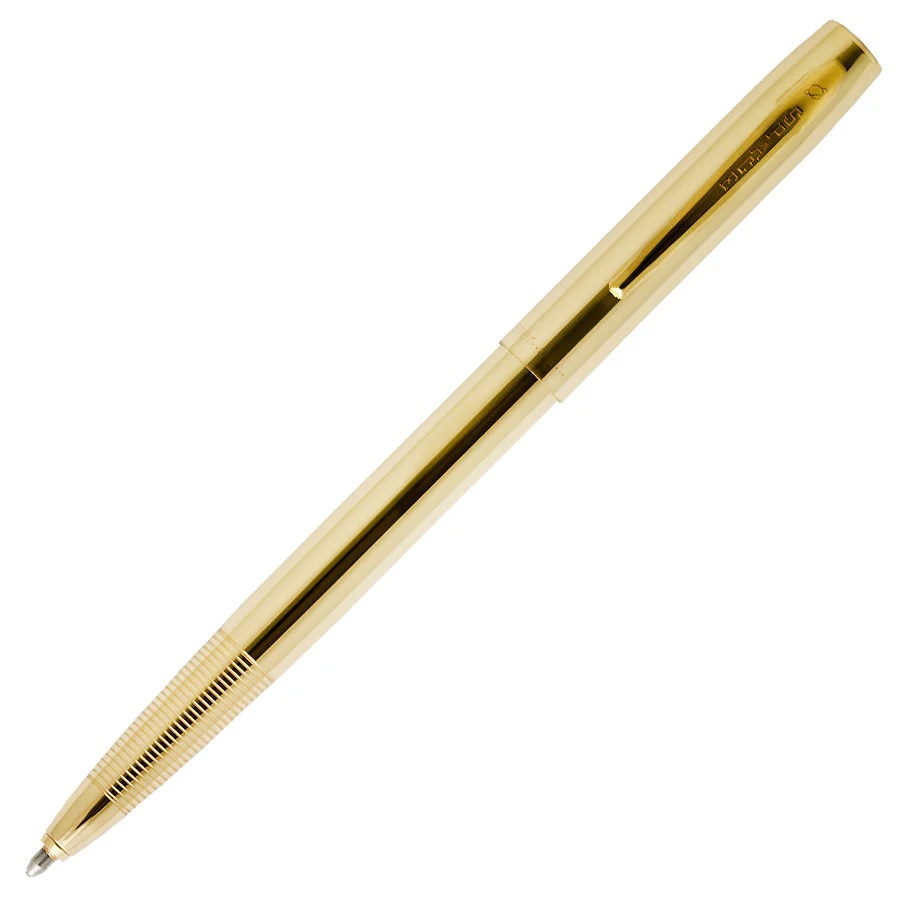 Fisher Space Pen Cap-O-Matic Pressurised Ballpoint Pen Lacquered Brass