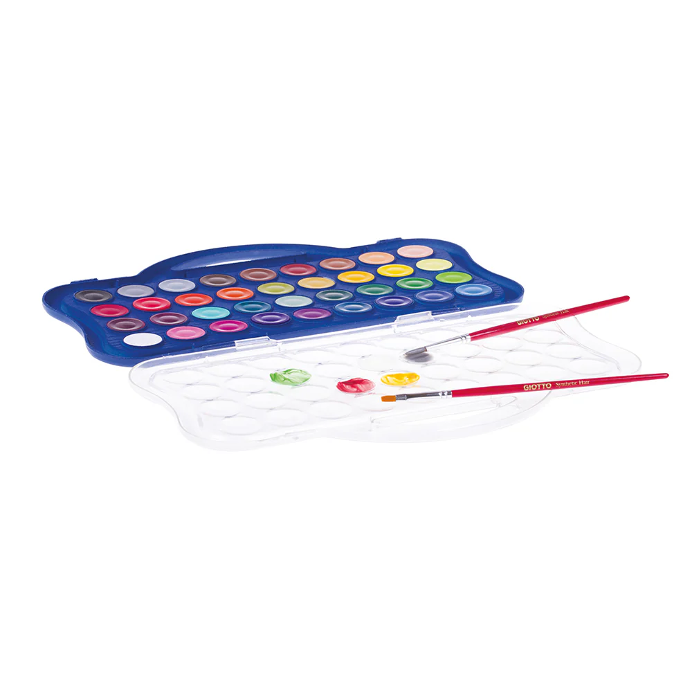 Giotto Acquarelle Mini Watercolours Set of 36 - Image 2