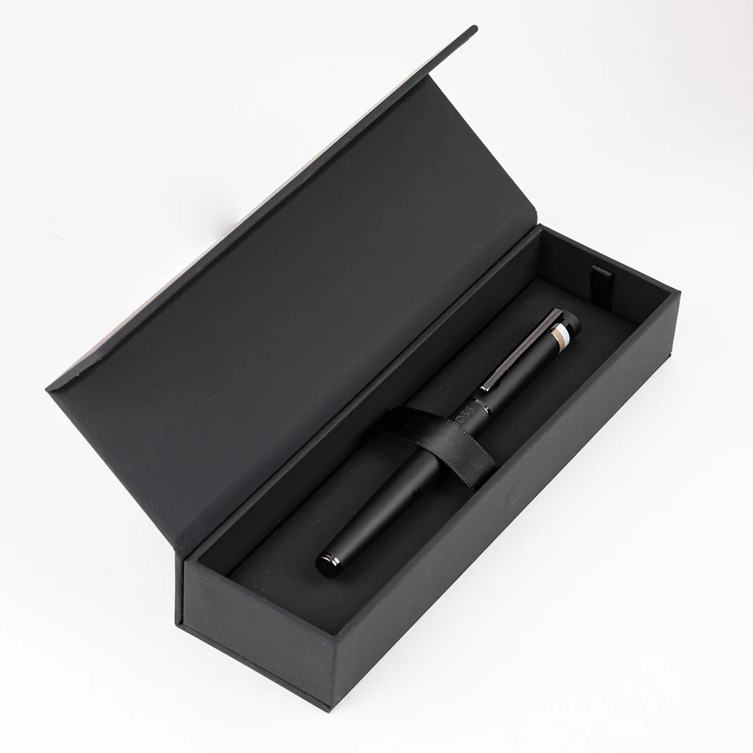 Hugo Boss Rollerball Pen Loop Black Iconic - Image 3