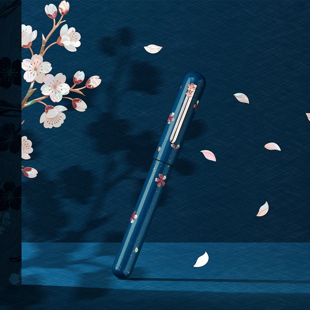 IKKAKU by Nahvalur Cherry Blossom Fountain Pen 14K Nib - Image 3