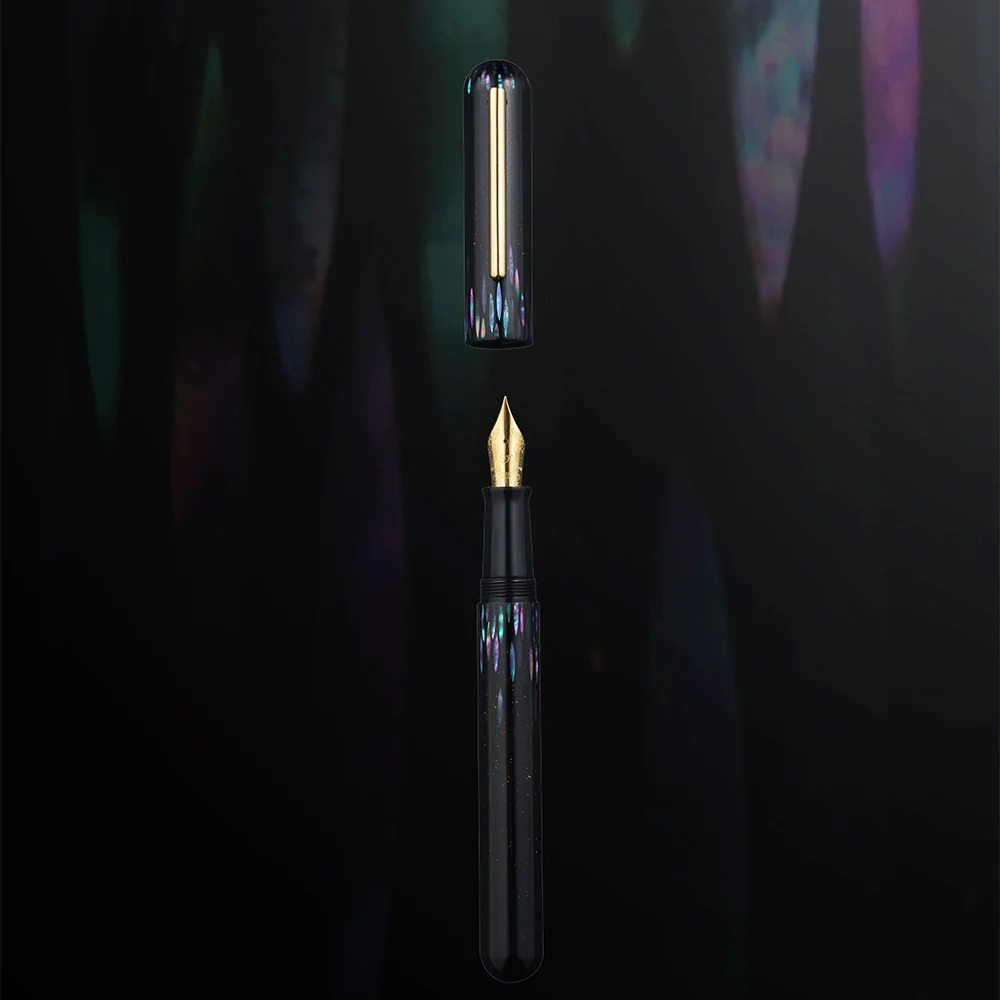 IKKAKU by Nahvalur Ye-Yu Urushi Raden Fountain Pen 14K Nib - Image 2