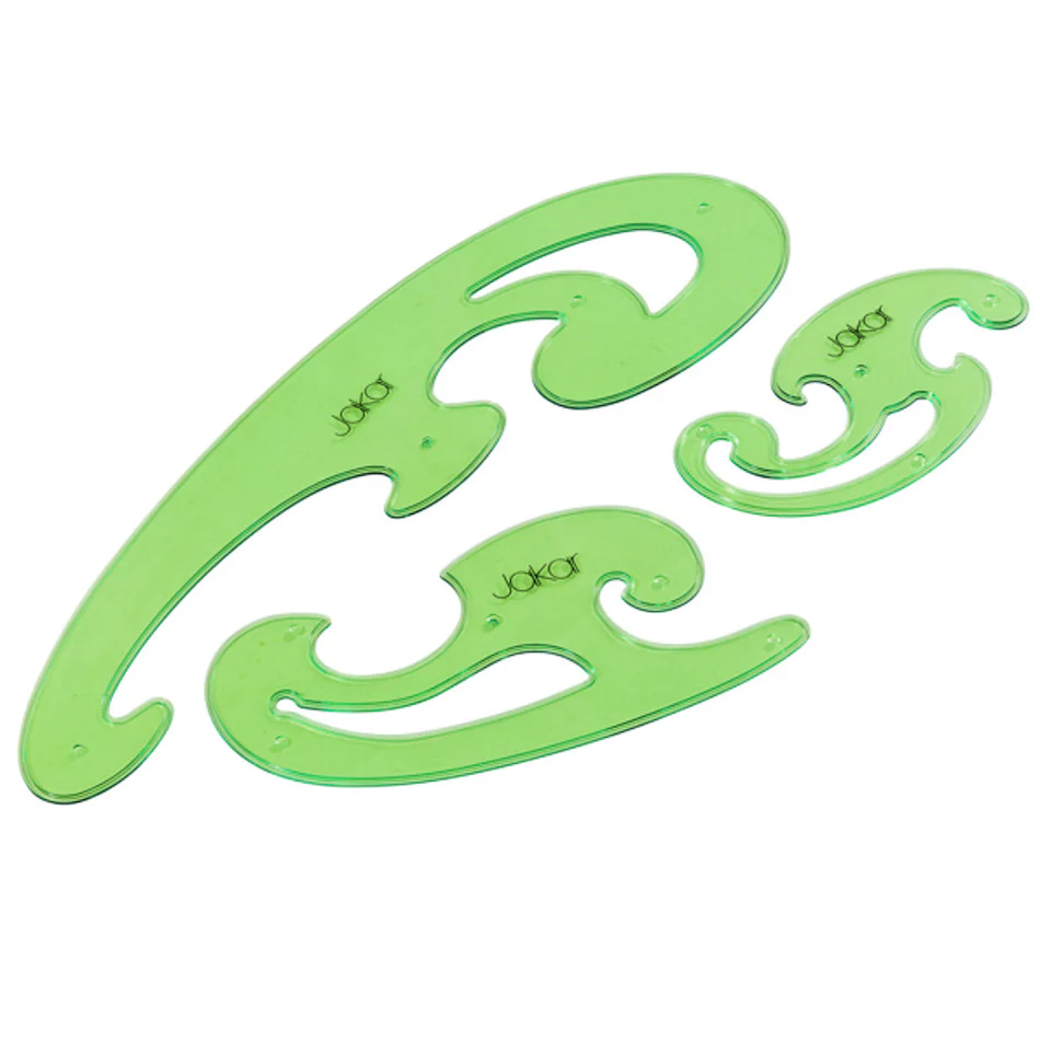 Jakar French Curve Set of 3