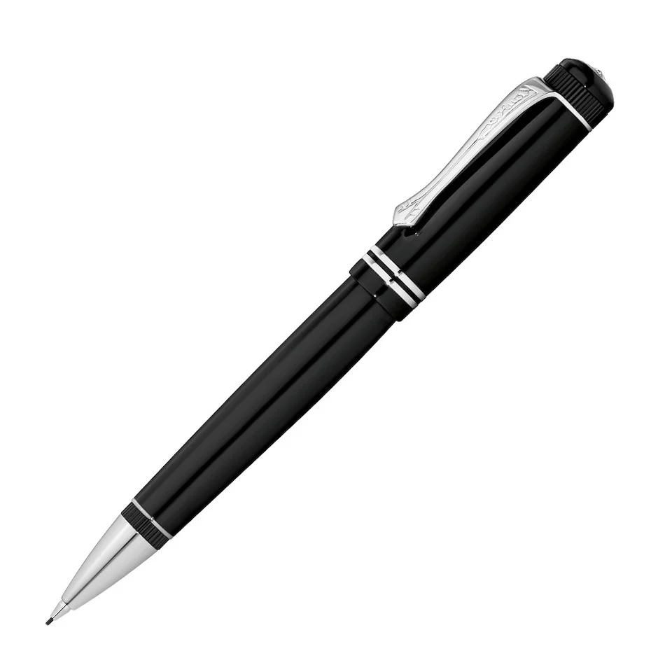 Kaweco Dia 2 Mechanical Pencil 0.7 Black with Chrome Trim