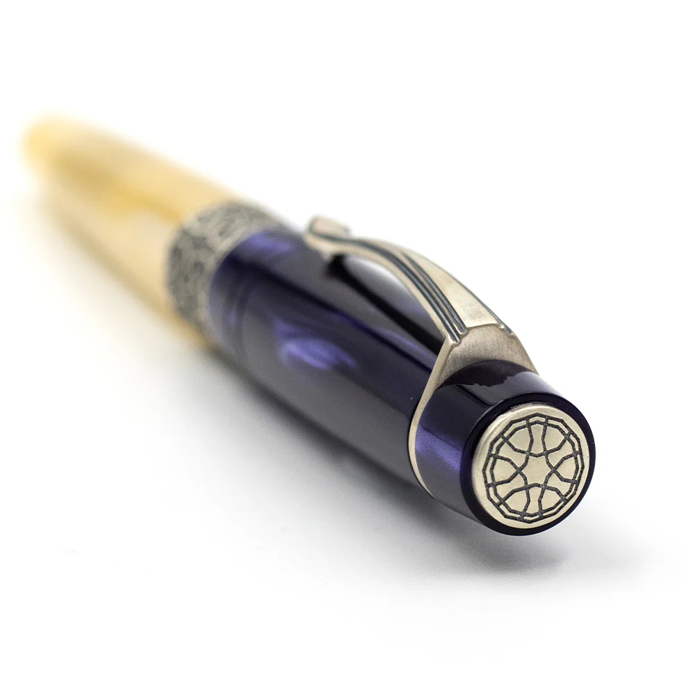 Kilk Celestial Fountain Pen Purple & Cream - Image 4