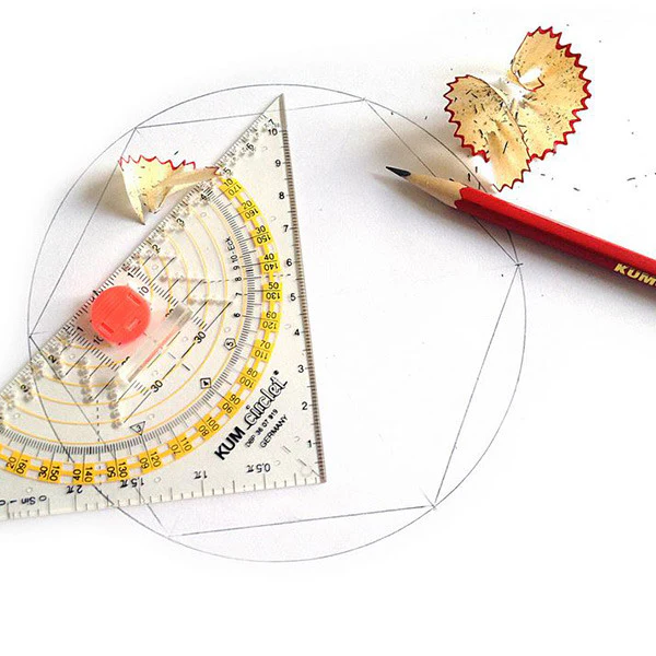 KUM Circlet Compass Triangle 22cm - Image 2