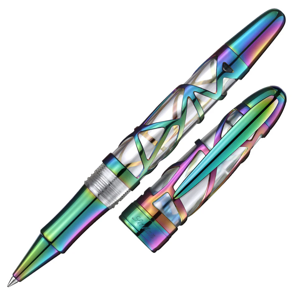Laban Skeleton Rollerball Pen Rainbow