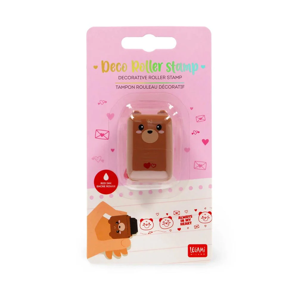 Legami Decorative Roller Stamp Teddy Bear - Image 4
