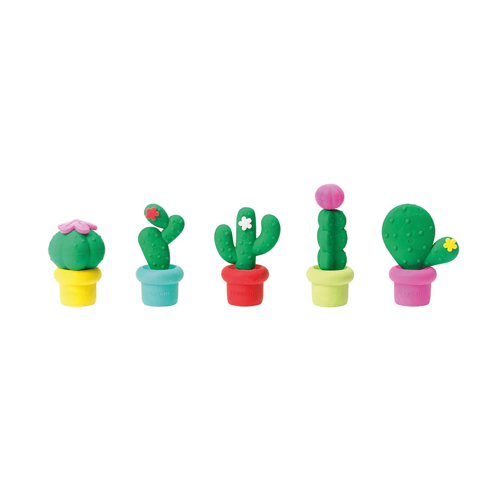 Legami Free Hugs Cactus Erasers