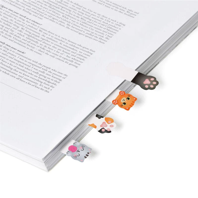 Legami Keep In Mind Adhesive Page Markers Kitty - Image 3