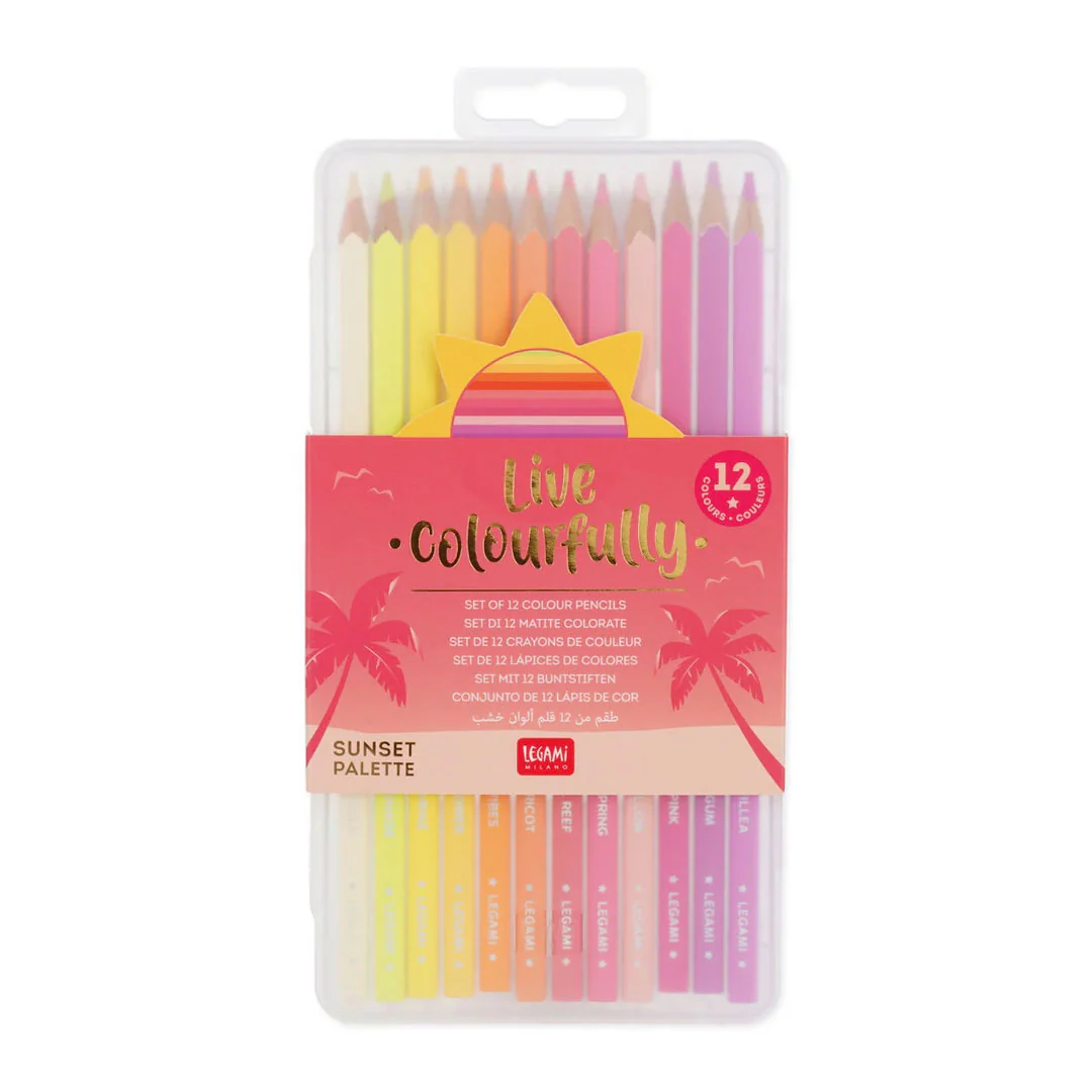 Legami Live Colourfully Colouring Pencils Set of 12 - Image 8